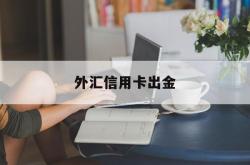 外汇信用卡出金(信用卡 境外汇款)